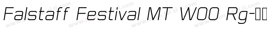 Falstaff Festival MT W00 Rg字体转换